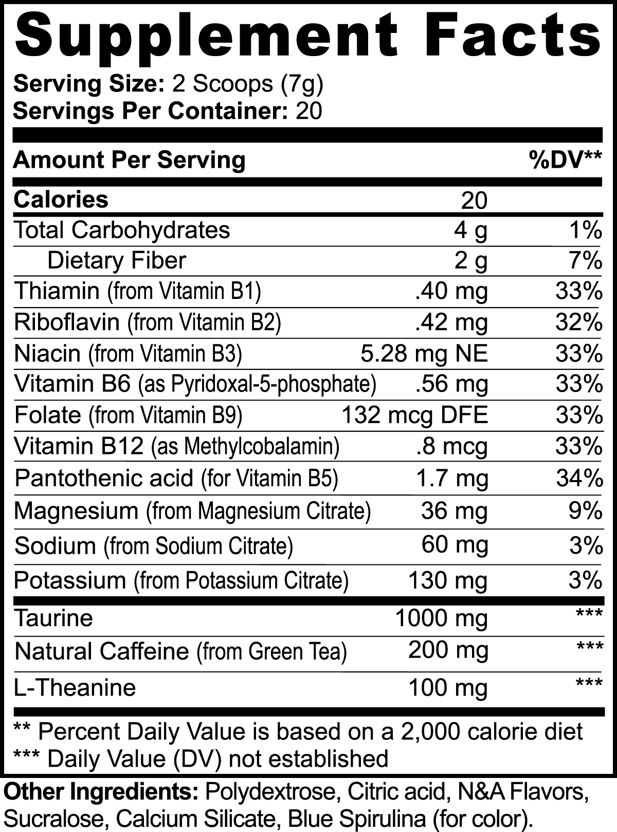 Vyta+ Energy Powder (Cotton Candy)