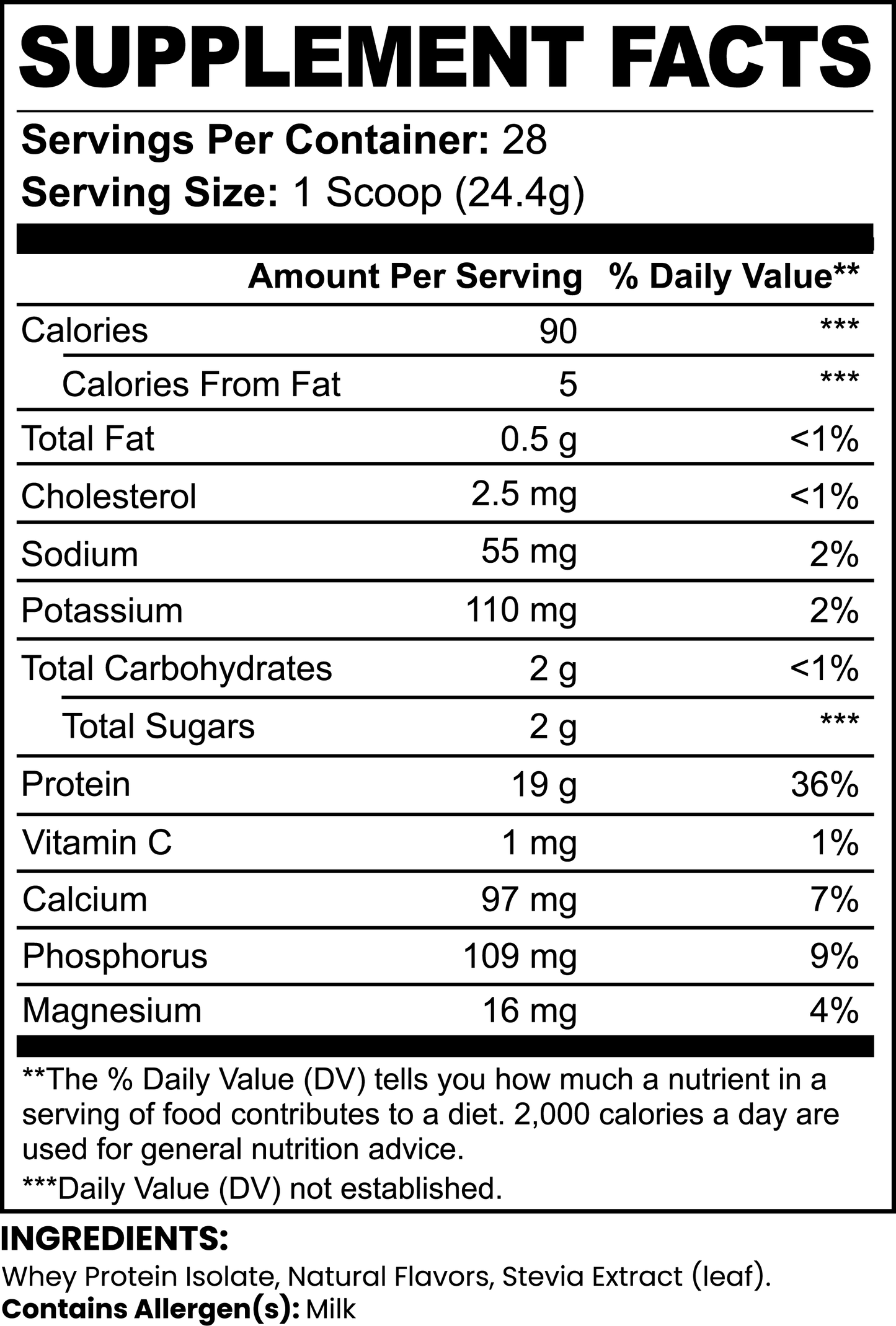 Vyta+ Pure3 100% Whey Protein Isolate (Vanilla)