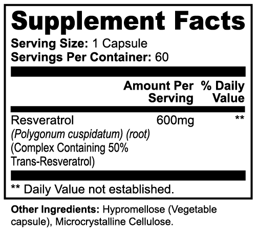 Vyta+ Resveratrol 50% 600mg