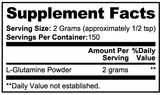 Vyta+ L-Glutamine Powder