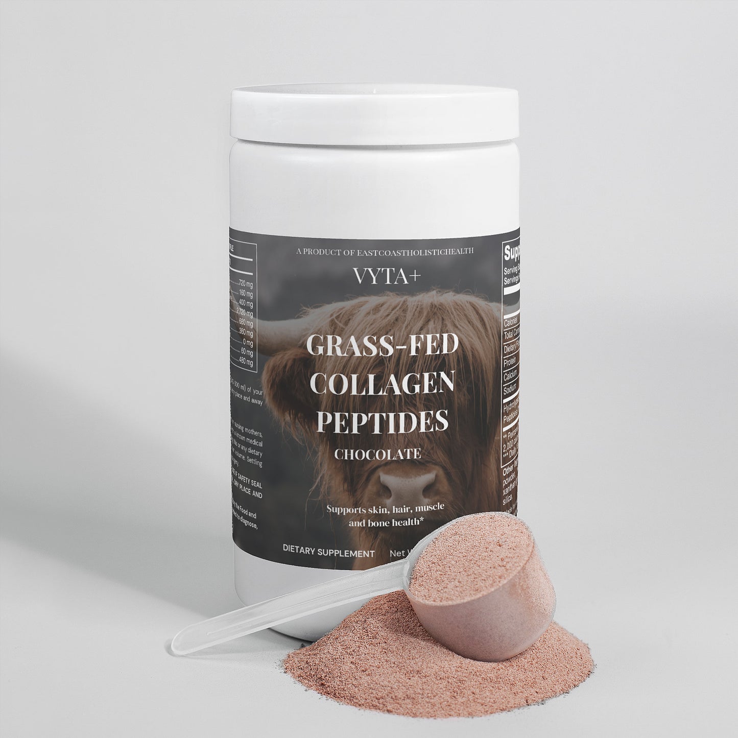 Vyta+ Grass-Fed Collagen Peptides Powder (Chocolate)