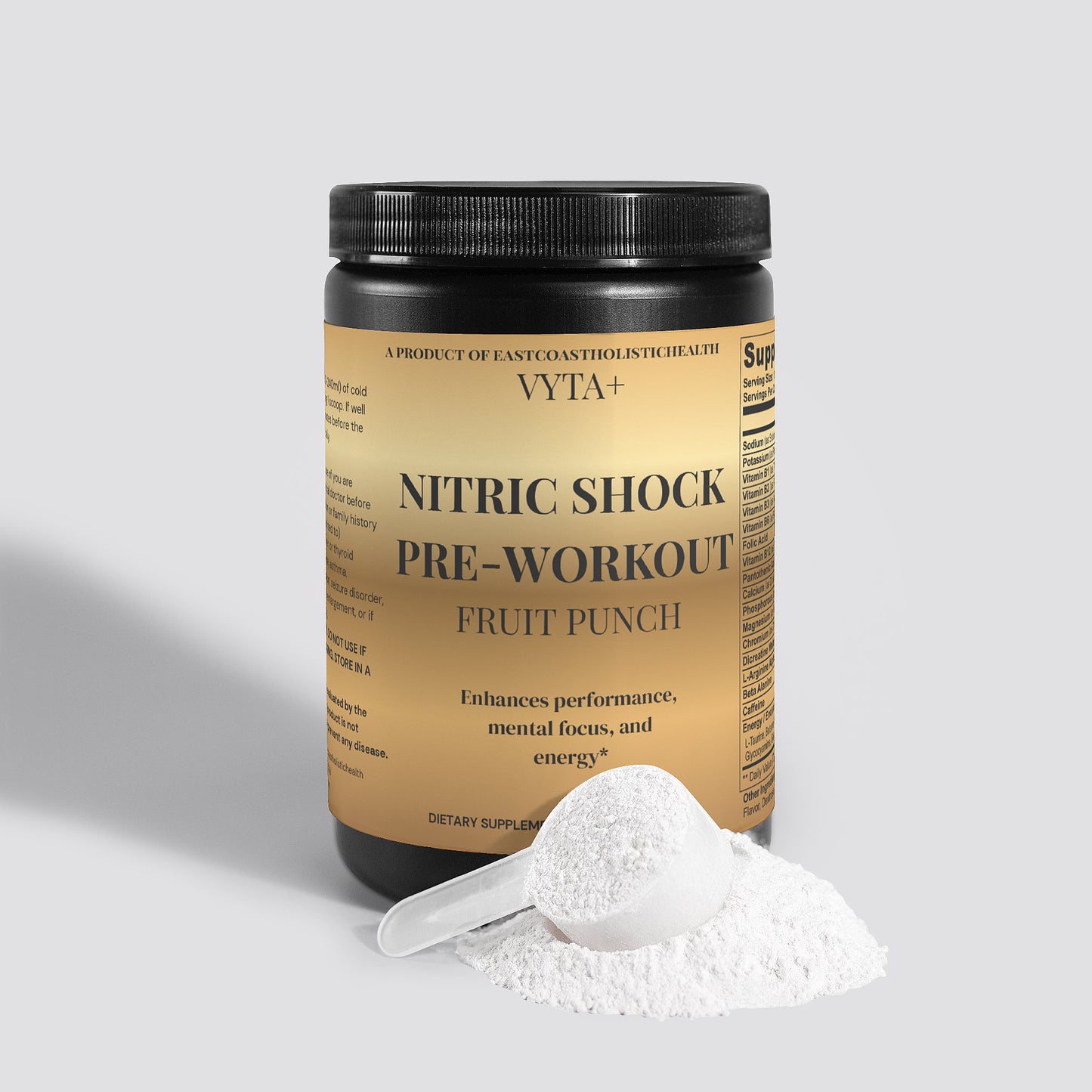Vyta+ Nitric Shock Pre-Workout Powder (Fruit Punch)