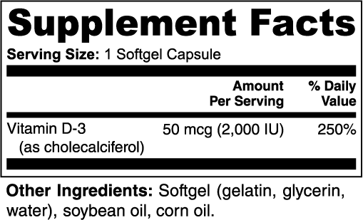Vyta+ Vitamin D3 2,000 IU